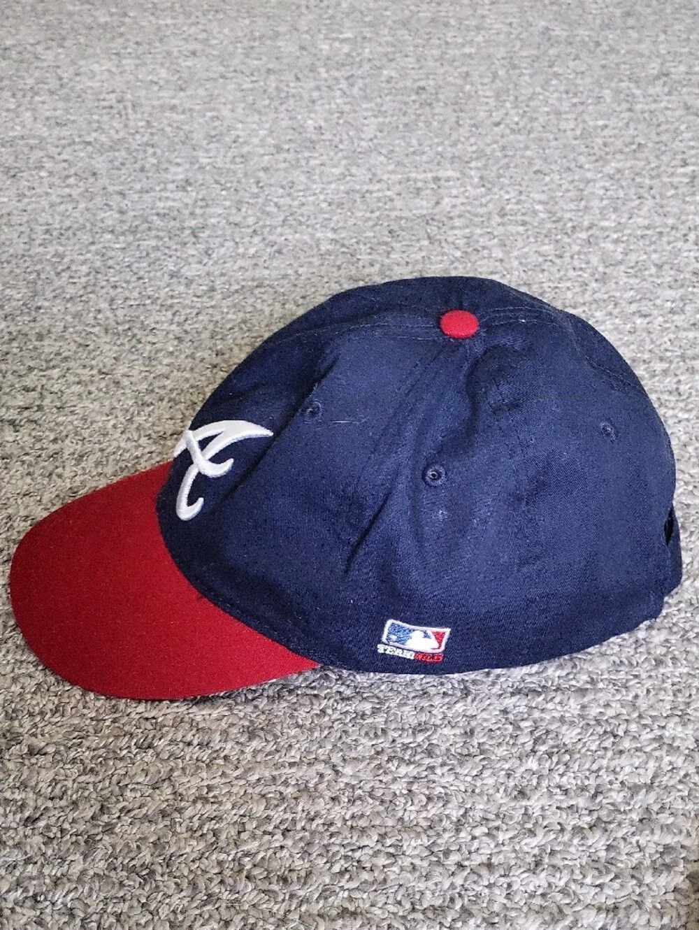 Atlanta Braves - Navy and Red Baseball Cap